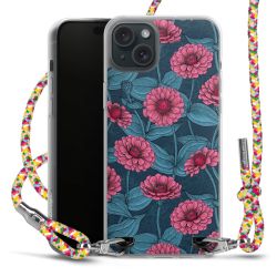 New Carry Case Transparent Stoff colourful/silber