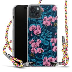 New Carry Case Transparent Stoff colourful/silber