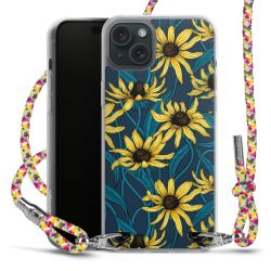 New Carry Case Transparent Stoff colourful/silber