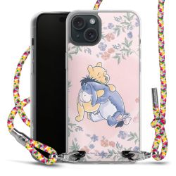 New Carry Case Transparent Stoff colourful/silber