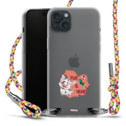 New Carry Case Transparent Stoff colourful/silber