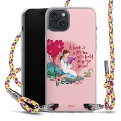 New Carry Case Transparent Stoff colourful/silber