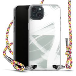 New Carry Case Transparent Stoff colourful/silber