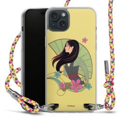 New Carry Case Transparent Stoff colourful/silber