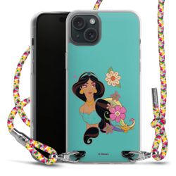 New Carry Case Transparent Stoff colourful/silber