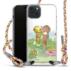 New Carry Case Transparent Stoff colourful/silber