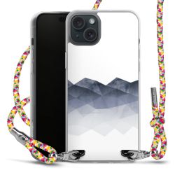 New Carry Case Transparent Stoff colourful/silber