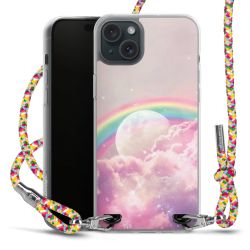 New Carry Case Transparent Stoff colourful/silber