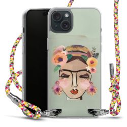 New Carry Case Transparent Stoff colourful/silber