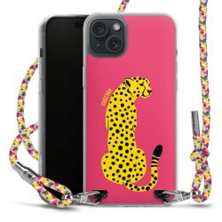 New Carry Case Transparent Stoff colourful/silber