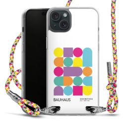 New Carry Case Transparent Stoff colourful/silber