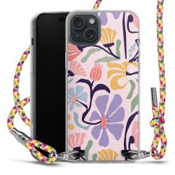 New Carry Case Transparent Stoff colourful/silber