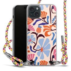 New Carry Case Transparent Stoff colourful/silber