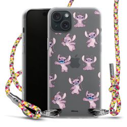 New Carry Case Transparent Stoff colourful/silber