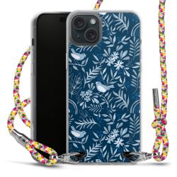 New Carry Case Transparent Stoff colourful/silber