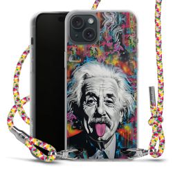 New Carry Case Transparent Stoff colourful/silber