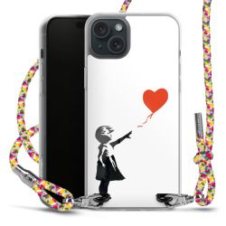 New Carry Case Transparent Stoff colourful/silber