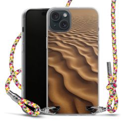 New Carry Case Transparent Stoff colourful/silber