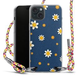 New Carry Case Transparent Stoff colourful/silber