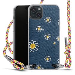 New Carry Case Transparent Stoff colourful/silber