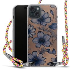 New Carry Case Transparent Stoff colourful/silber