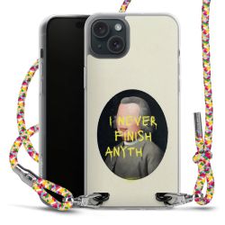 New Carry Case Transparent Stoff colourful/silber