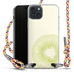 New Carry Case Transparent Stoff colourful/silber