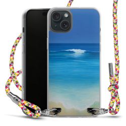 New Carry Case Transparent Stoff colourful/silber