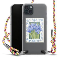 New Carry Case Transparent Stoff colourful/silber