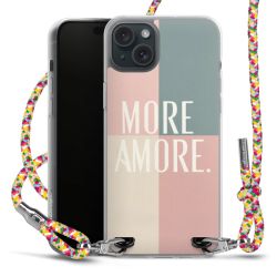 New Carry Case Transparent Stoff colourful/silber