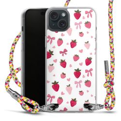 New Carry Case Transparent Stoff colourful/silber