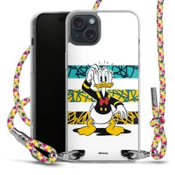 New Carry Case Transparent Stoff colourful/silber