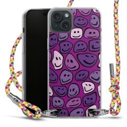 New Carry Case Transparent Stoff colourful/silber