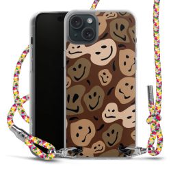 New Carry Case Transparent Stoff colourful/silber