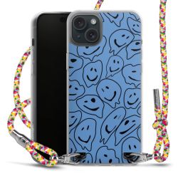 New Carry Case Transparent Stoff colourful/silber