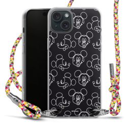 New Carry Case Transparent Stoff colourful/silber