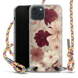 New Carry Case Transparent Stoff colourful/silber