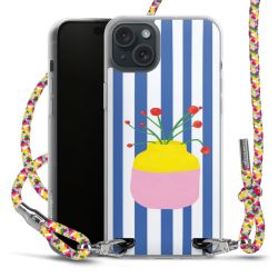 New Carry Case Transparent Stoff colourful/silber