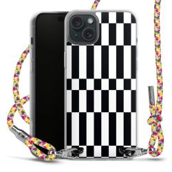 New Carry Case Transparent Stoff colourful/silber