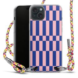 New Carry Case Transparent Stoff colourful/silber