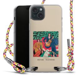 New Carry Case Transparent Stoff colourful/silber