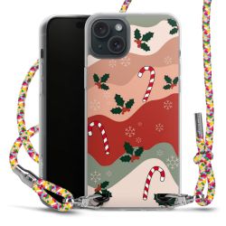 New Carry Case Transparent Stoff colourful/silber