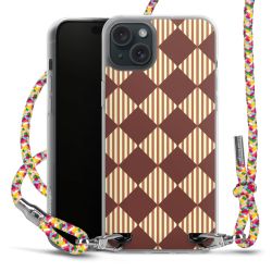 New Carry Case Transparent Stoff colourful/silber