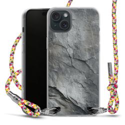 New Carry Case Transparent Stoff colourful/silber