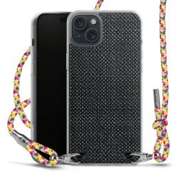 New Carry Case Transparent Stoff colourful/silber