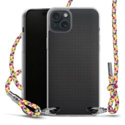 New Carry Case Transparent Stoff colourful/silber