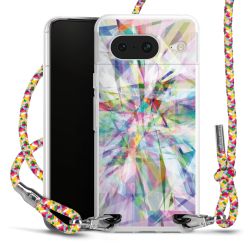 New Carry Case Transparent Stoff colourful/silber