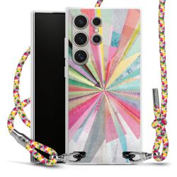 Carry Case Transparent Fabric colourful