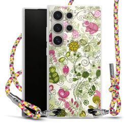 New Carry Case Transparent Stoff colourful/silber