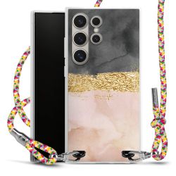 New Carry Case Transparent Stoff colourful/silber